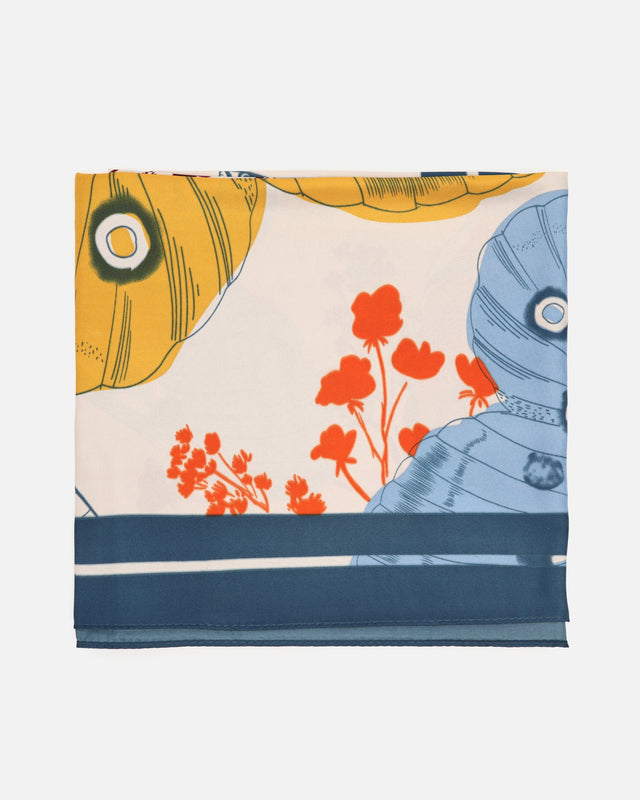 Emis foulard imprimé ED.