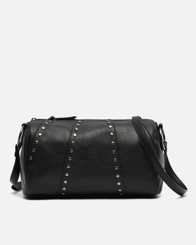 Fuyi bolso bowling con detalles metálicos