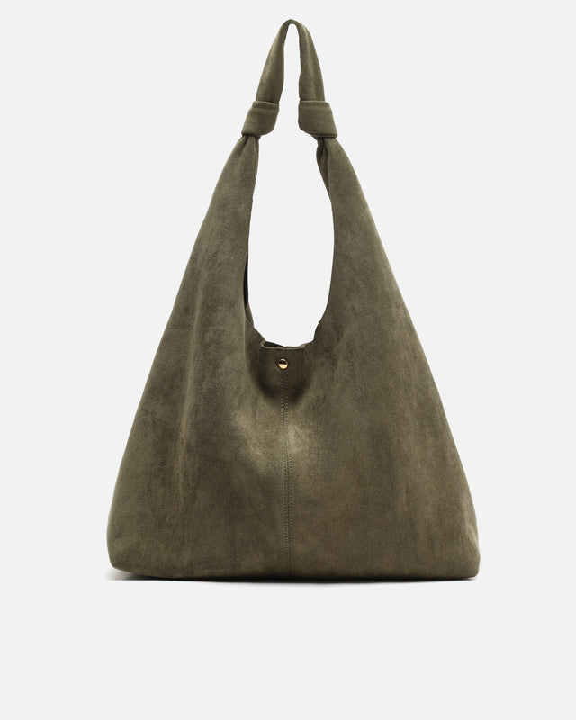 Pologi-1 bolso hobo grande efecto ante con neceser extraíble