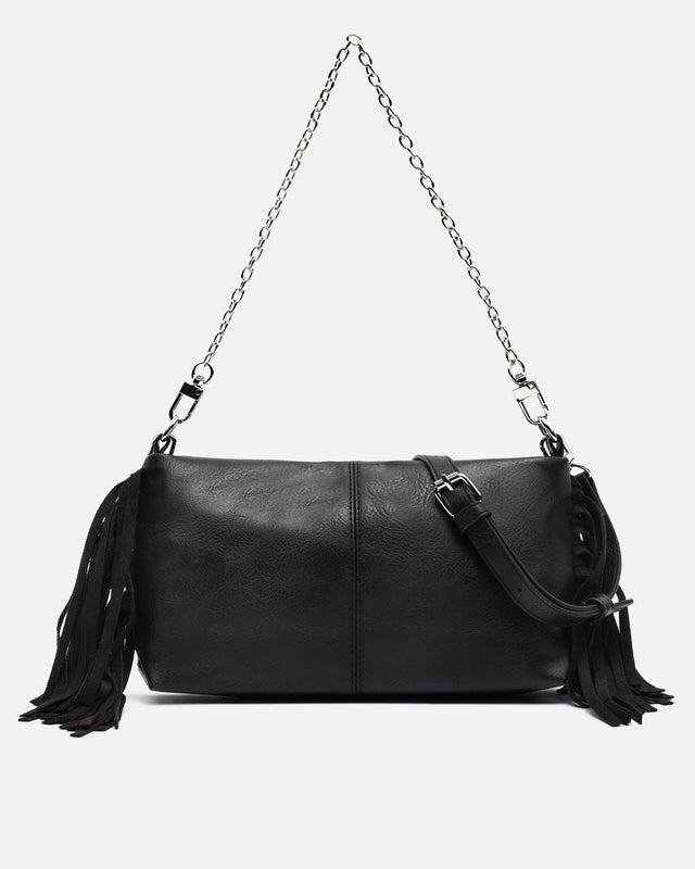 Flecho-1 Kleine Partyhandtasche mit Fransen 