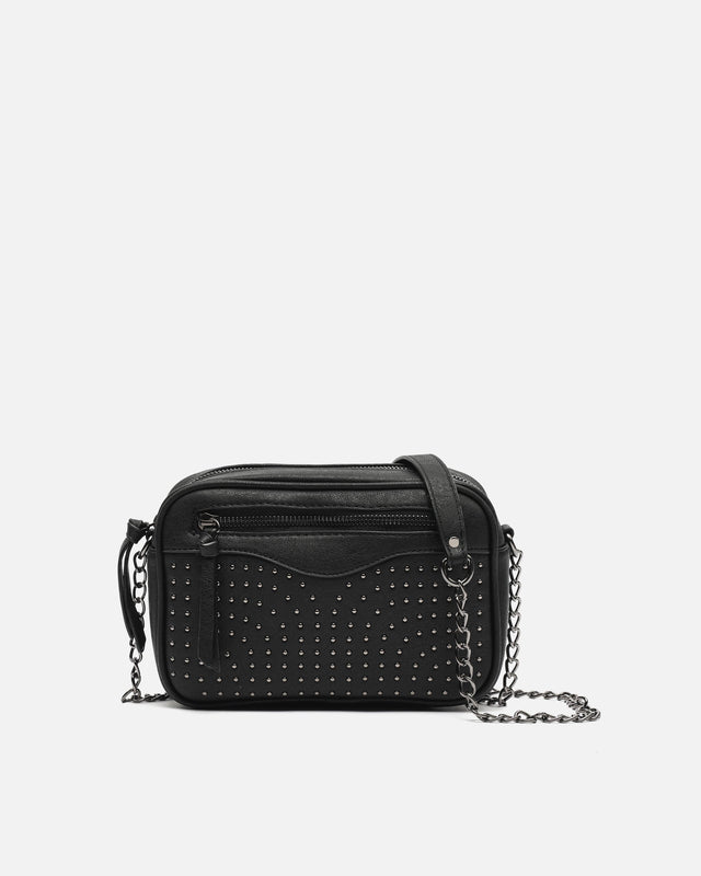 Koretos bolso bandolera pequeño con detalles metálicos