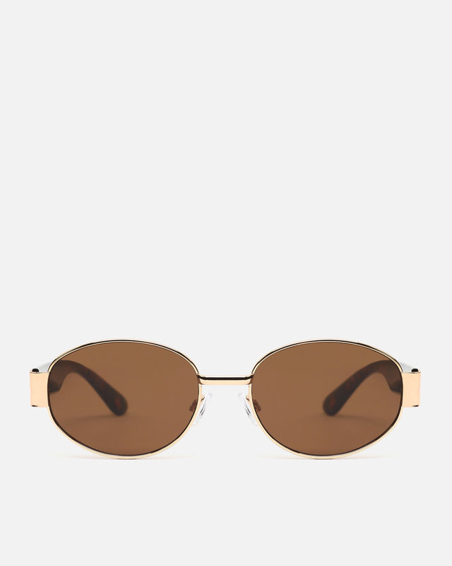 Sakurai Runde Sonnenbrille mit Metallrahmen