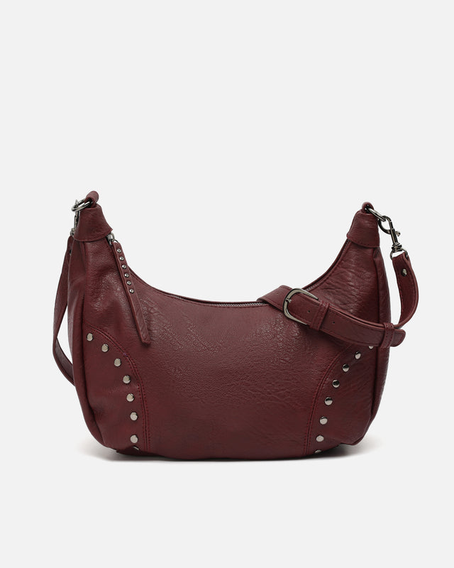 Serenitys crossbody bag with metallic details 