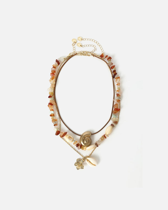 Caracoli collana con conchiglia 