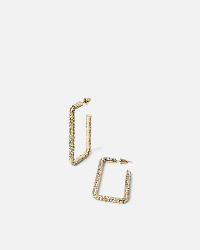 Liana orecchini grandi con strass