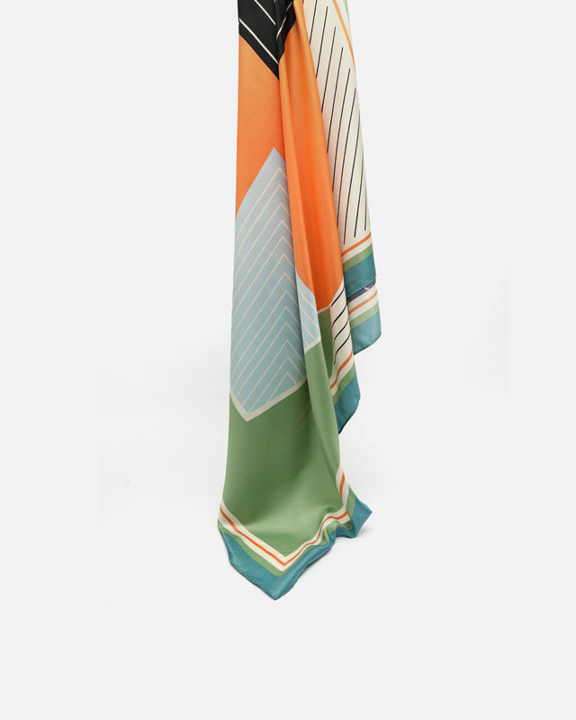 Encina foulard stampato