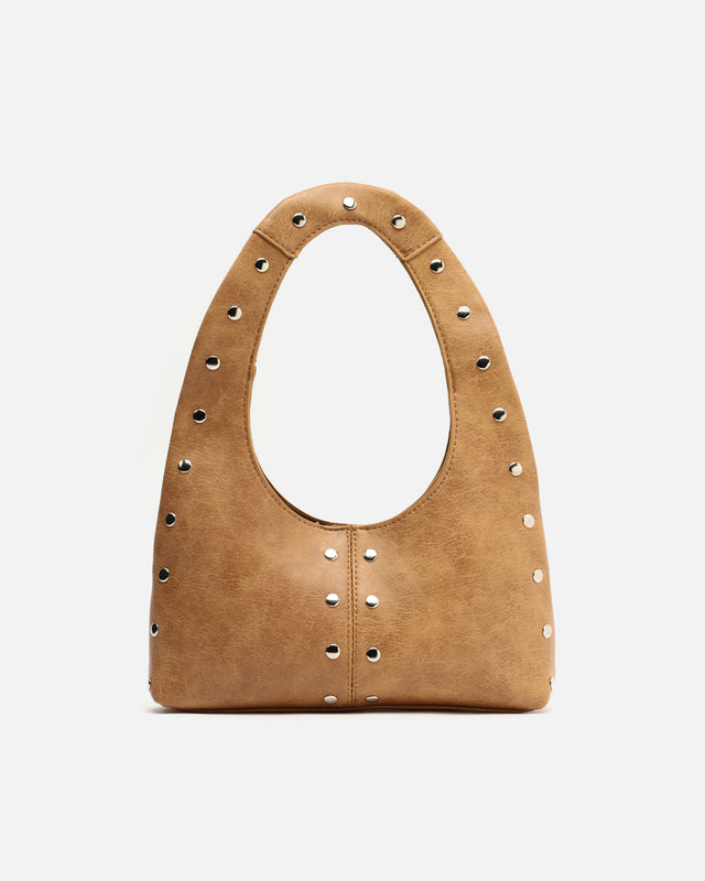 Estran borsa hobo piccola con dettagli metallici 