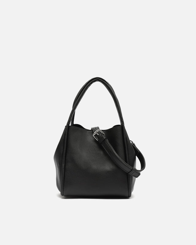 Guevi borsa tote piccola con beauty case e tracolla removibile 