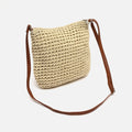 Tillian bolso bandolera efecto rafia con detalle colgante 