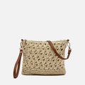 Blumi bolso bandolera efecto rafia con asa de mano e bandolera extraíble 