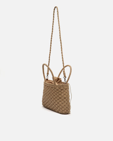 Milori bolso pequeño de mano efecto rafia 