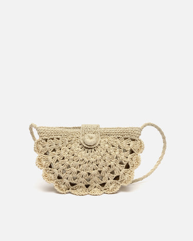 Dondy bolso pequeño efecto rafia 