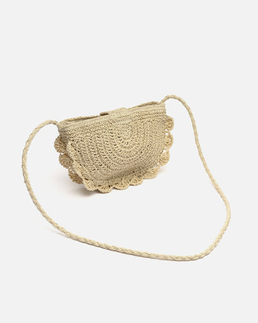 Dondy bolso pequeño efecto rafia 