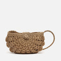 Dondy bolso pequeño efecto rafia 