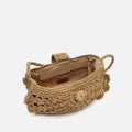 Dondy bolso pequeño efecto rafia 