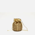 Sac petit style seau avec perles 