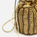 Sac petit style seau avec perles 