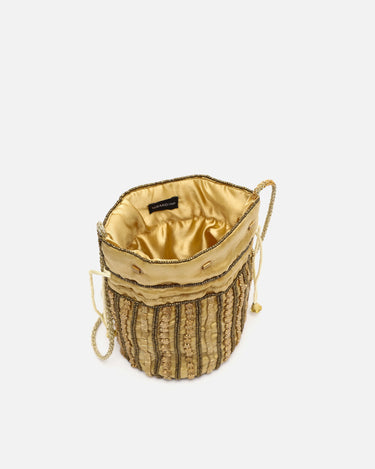 Sac petit style seau avec perles 