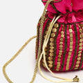 Petit sac seau Saqui avec perles 
