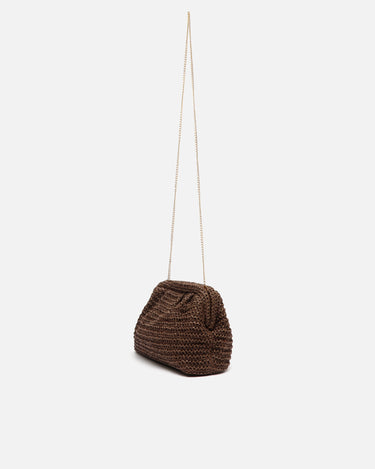 Ropo bolso de mano e bandolera efecto rafia 