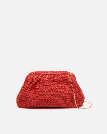 Ropo bolso de mano e bandolera efecto rafia 