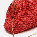 Ropo bolso de mano e bandolera efecto rafia 