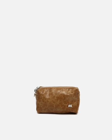 Luci Coin Purse with Double Zipper Closure 