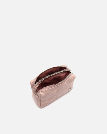 Luci Coin Purse with Double Zipper Closure 