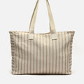 Playa Bolsa para la playa grande con estampado jacquard 