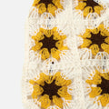Orilla pañuelo para la cabeza acabado en crochet 