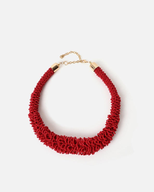 Collana corta Placida con perline