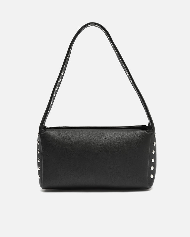 Korea bolso de hombro pequeño con detalles metálicos
