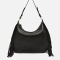 Chete bolso hobo con flecos y detalles metálicos 