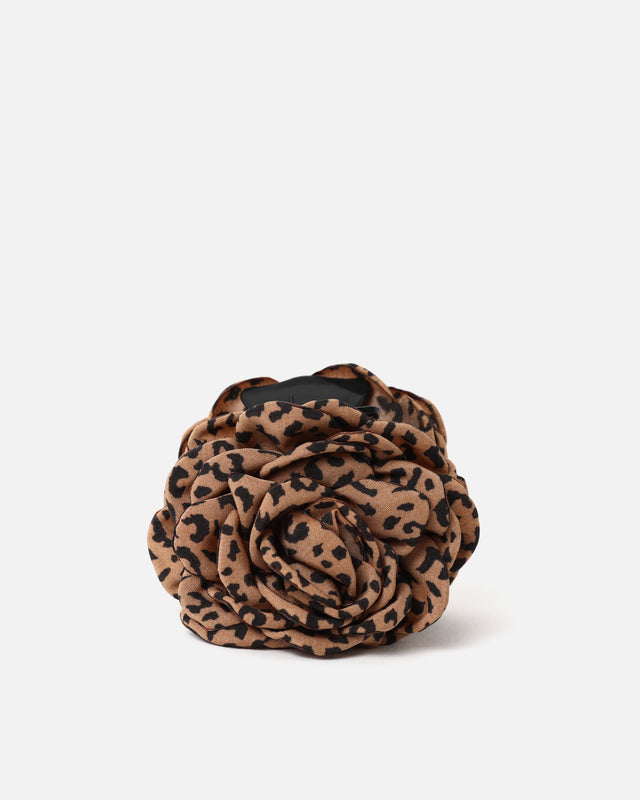 Lena pinza de pelo flor animal print