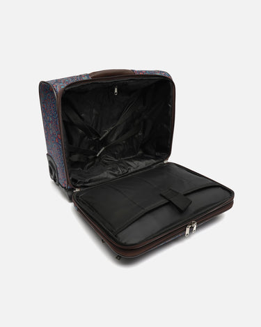 Pasley maletín con ruedas estampado con bolsillo para portátil 