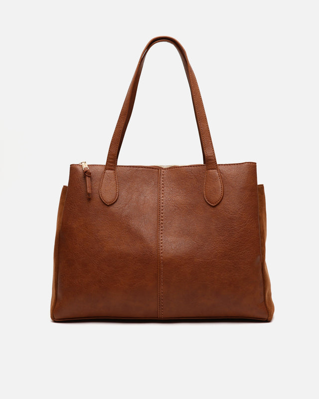 Caton bolso shopper grande efecto ante
