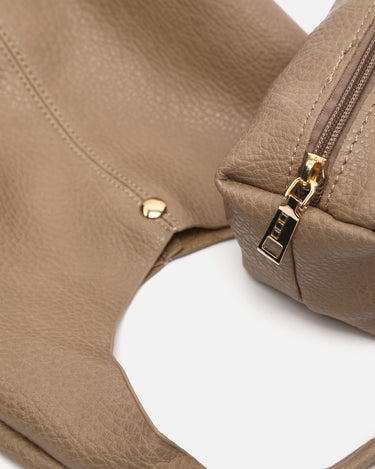 Pologito bolso hobo de mano mini con neceser extraíble 