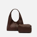 Pologito bolso hobo de mano mini con neceser extraíble 