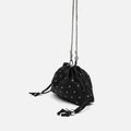 Cristal bolso de fiesta pequeño con detalles strass 