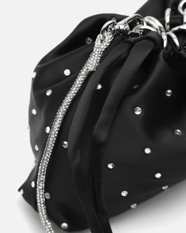 Cristal bolso de fiesta pequeño con detalles strass 