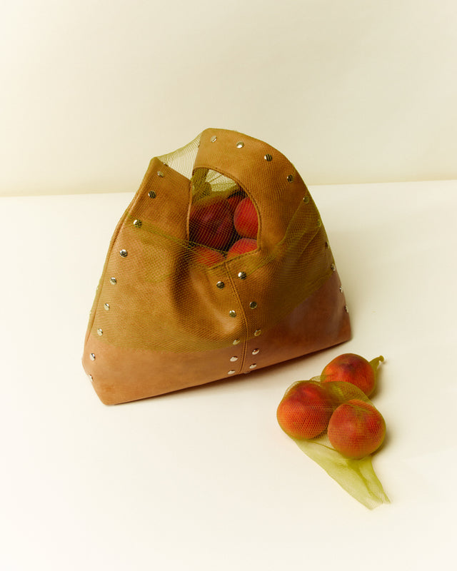 Estrangi borsa hobo grande con dettagli metallici 