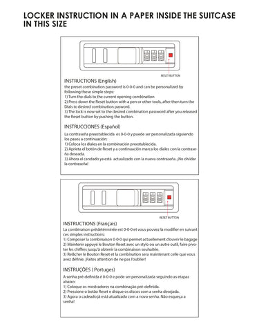 Milan Maleta pequeña instrucciones 
