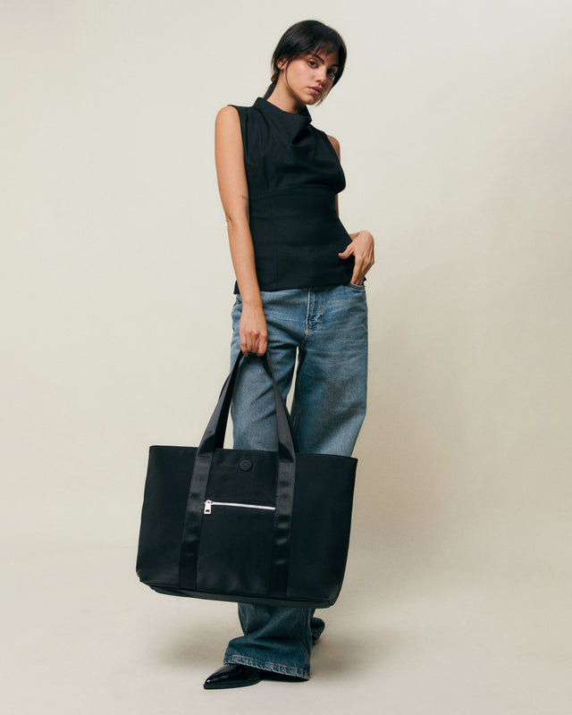 Austeru Borsa shopper grande in nylon con tasca per tablet