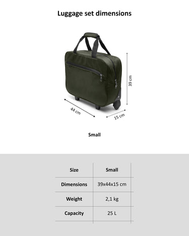 Franc weekendbag trolley de Misako 