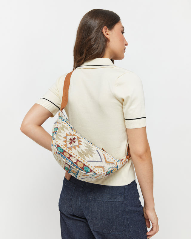 Tiani borsello da viaggio con stampa jacquard