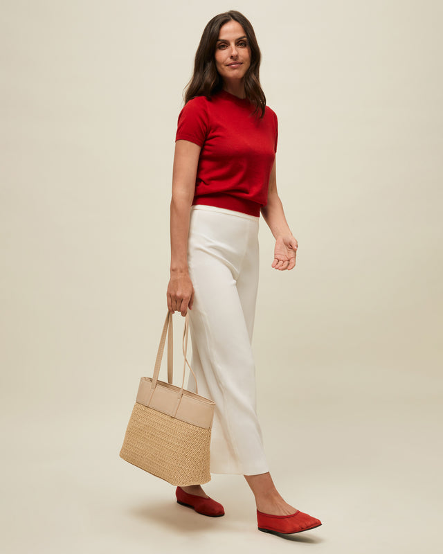 Tichi borsa shopper grande effetto rafia